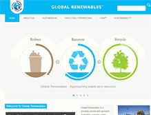 Tablet Screenshot of globalrenewables.com.au
